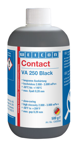 Contact VA 250 Black Siyanoakrilat Yapıştırıcı